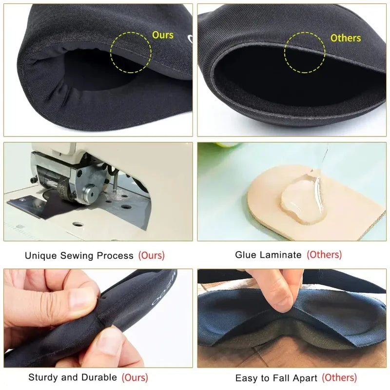 Eye Mask for Sleeping 3D Contoured Cup Blindfold Concave Molded Night Sleep Mask Block Out Light with Women Men Cute Sleep Mask