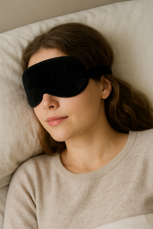 Contoured Sleep Mask – Ultra-Soft Night Blindfold